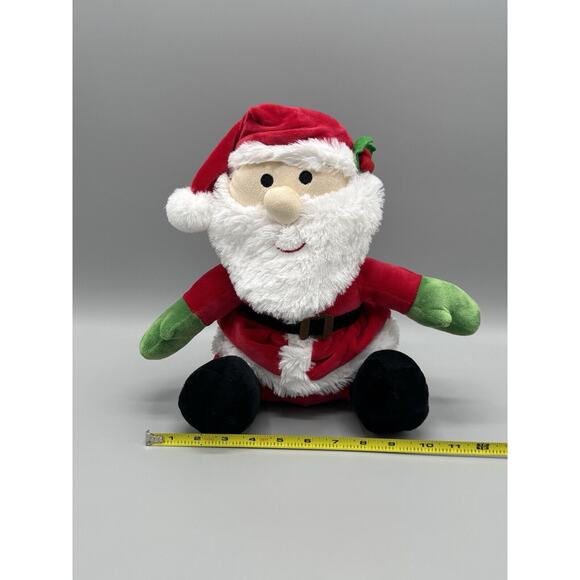 Santa Claus Christmas Plush 11” Stuffed Doll Silver One - Picture 4 of 9